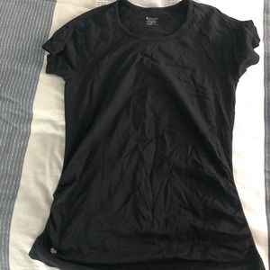 Black Athleta workout shirt.